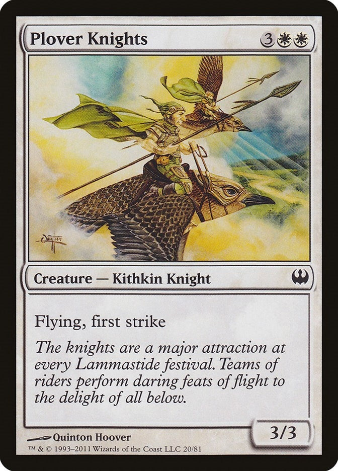 Plover Knights (20) [DDG] - MTG Single