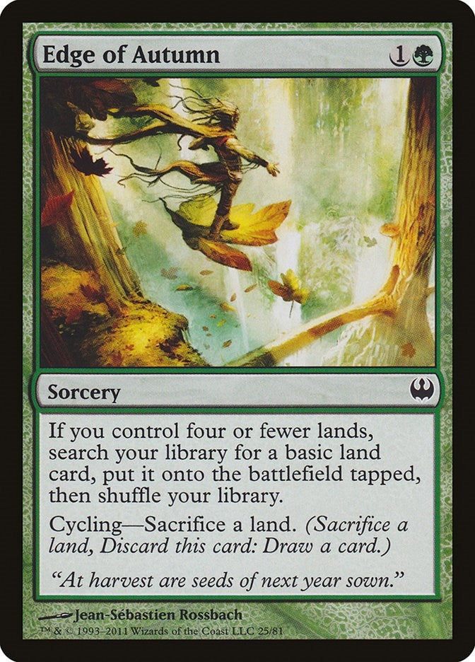 Edge of Autumn (25) [DDG] - MTG Single