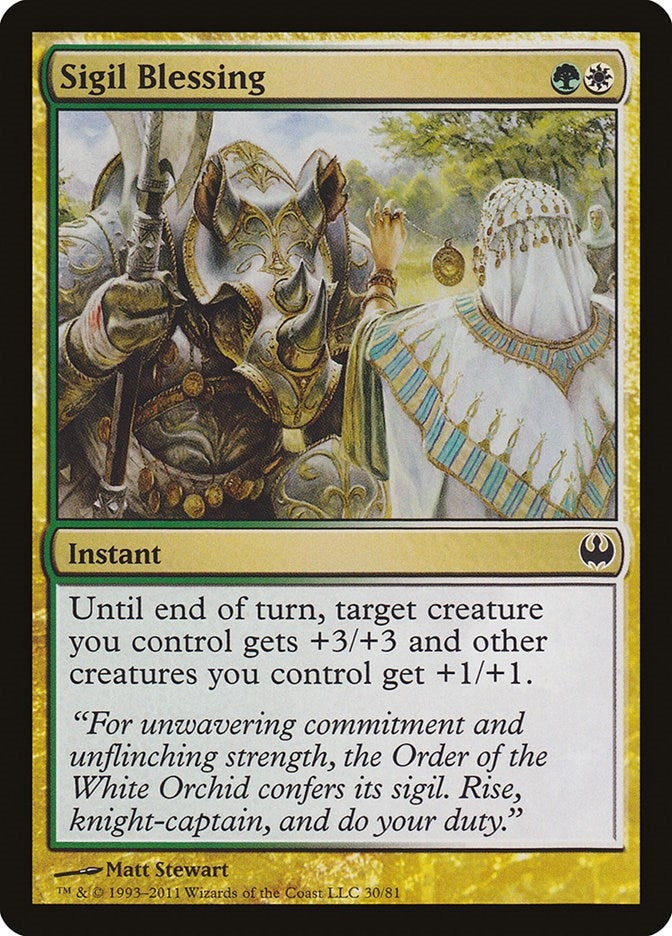 Sigil Blessing (30) [DDG] - MTG Single
