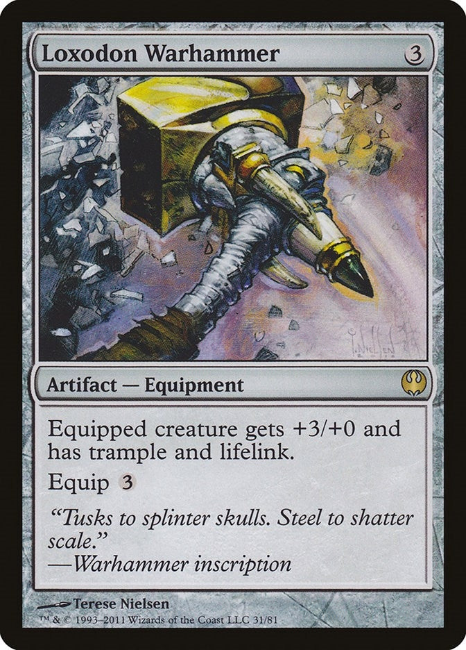 Loxodon Warhammer (31) [DDG] - MTG Single