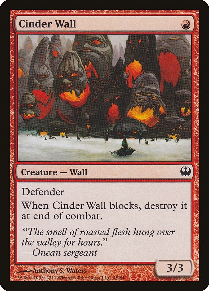 Cinder Wall (48) [DDG] - MTG Single