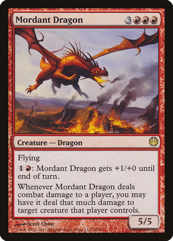 Mordant Dragon (58) [DDG] - MTG Single