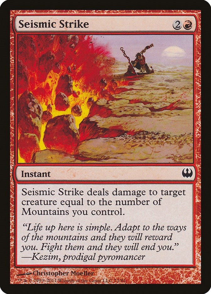 Seismic Strike (71) [DDG] - MTG Single