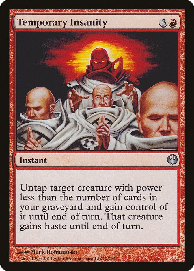 Temporary Insanity (73) [DDG] - MTG Single