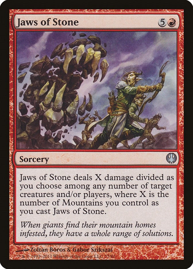 Jaws of Stone (77) [DDG] - MTG Single