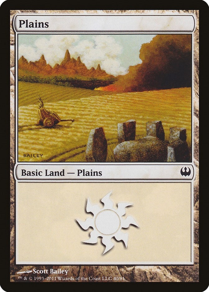 Plains (40) (40) [DDG] - MTG Single