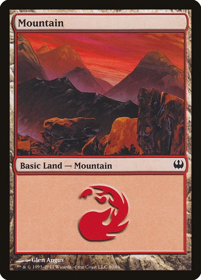 Mountain (80) (80) [DDG] - MTG Single