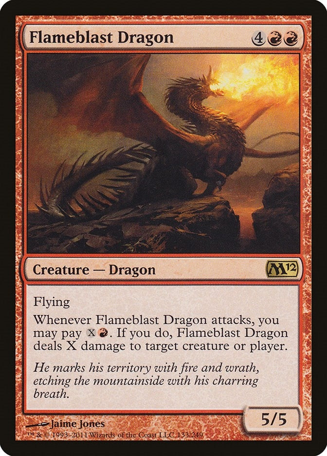 Flameblast Dragon (133) [M12] - MTG Single