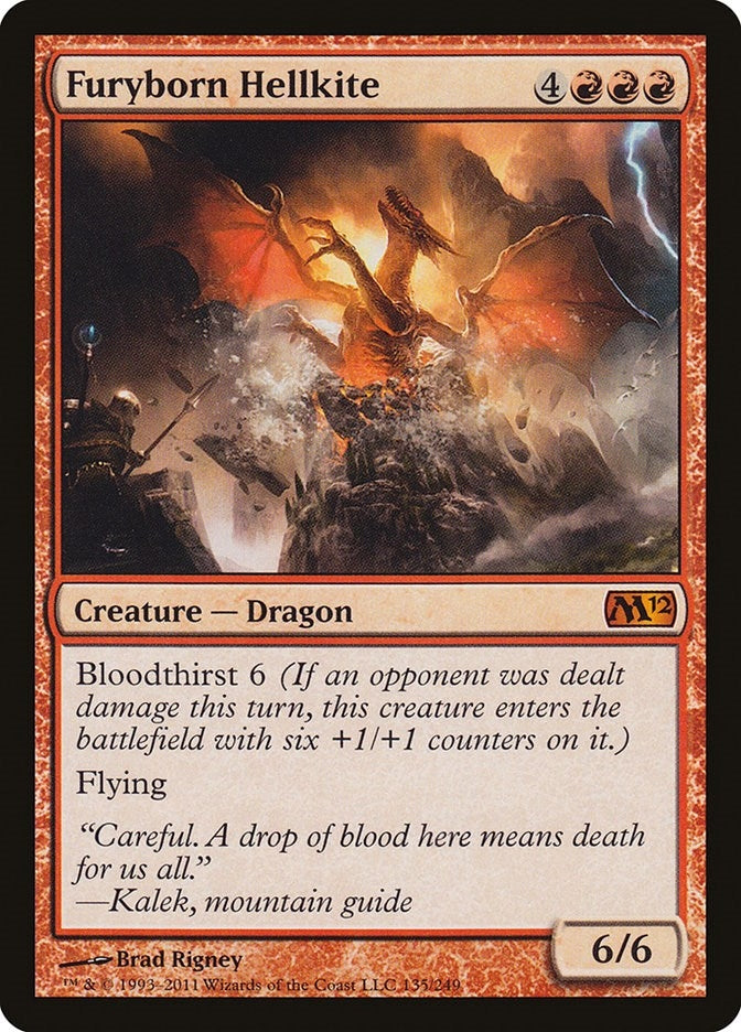 Furyborn Hellkite (135) [M12] - MTG Single