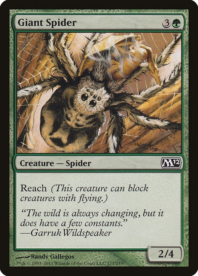 Giant Spider (177) [M12] - MTG Single