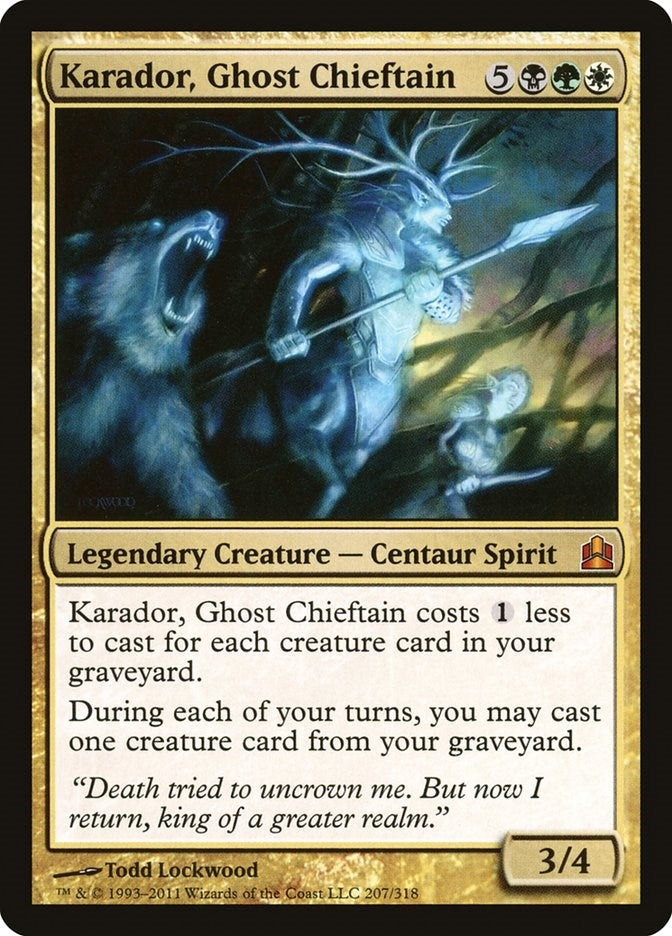 Karador Ghost Chieftain (207) [CMD] - MTG Single