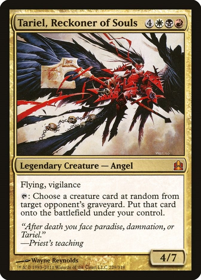 Tariel Reckoner of Souls (229) [CMD] - MTG Single
