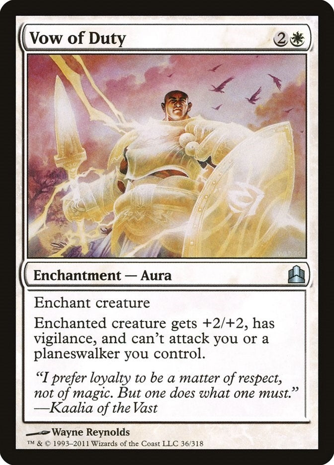 Vow of Duty (36) [CMD] - MTG Single