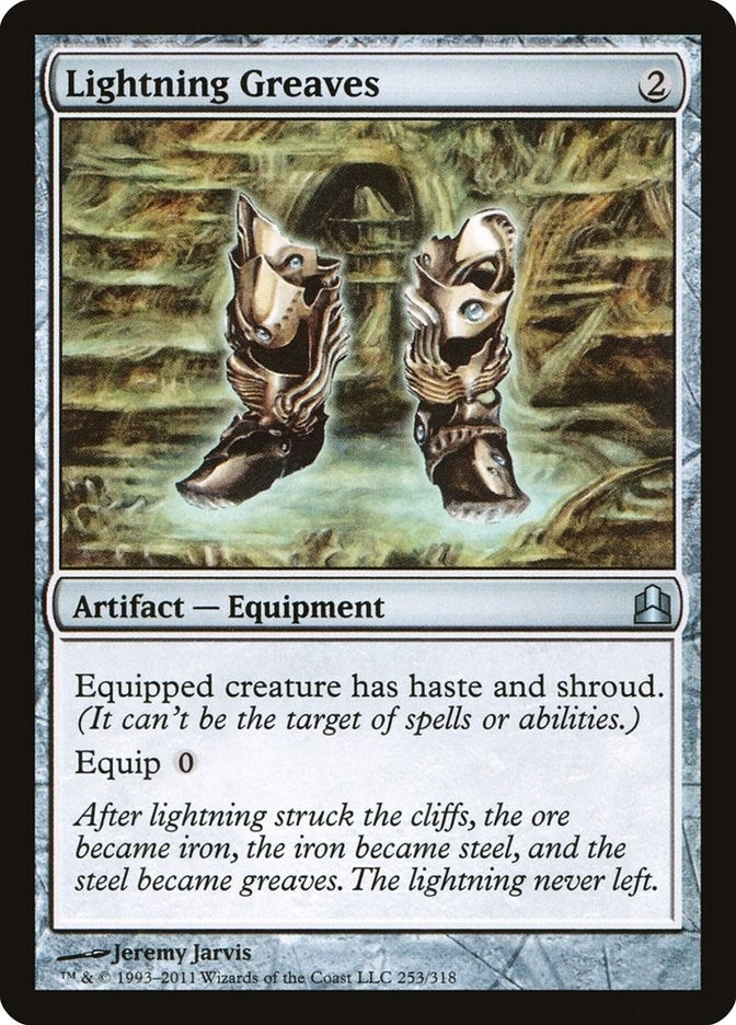 Lightning Greaves (253) [CMD] - MTG Single