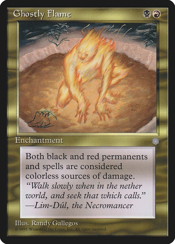 Ghostly Flame [ICE] - MTG Single