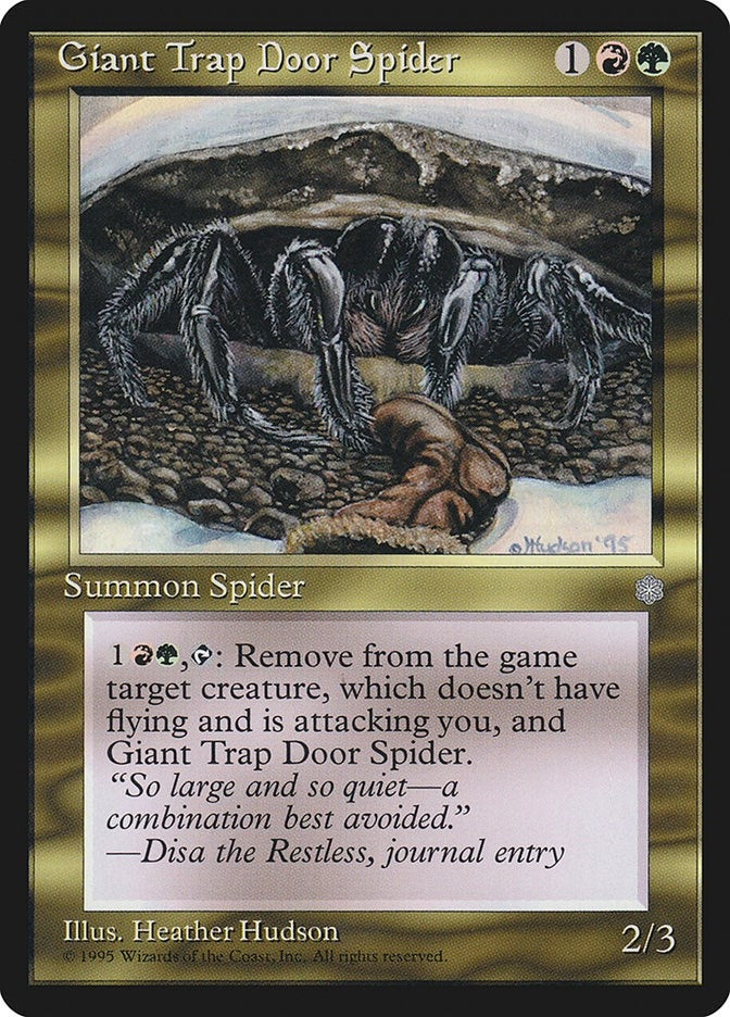 Giant Trap Door Spider [ICE] - MTG Single