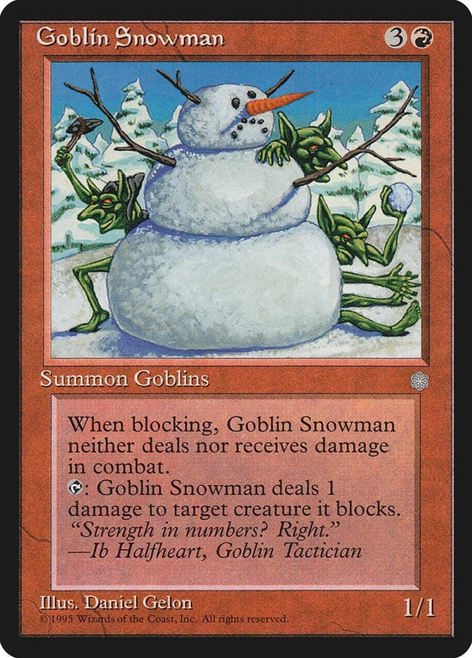 Goblin Snowman [ICE] - MTG Single