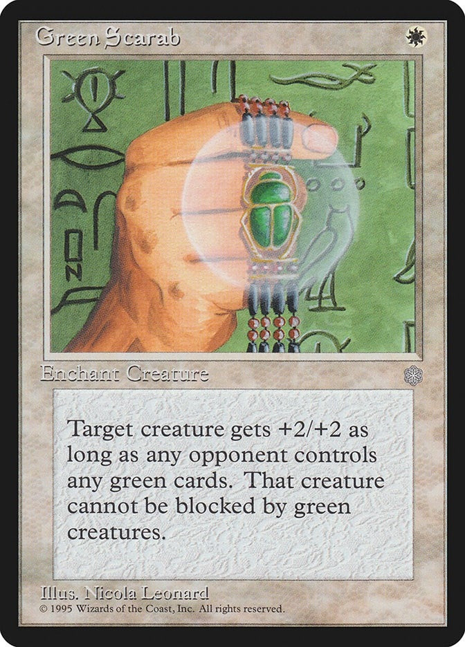 Green Scarab [ICE] - MTG Single