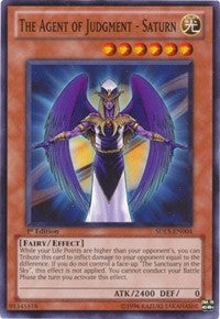 The Agent of Judgment - Saturn (4) (SDLS) - YuGiOh Single