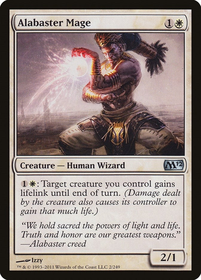 Alabaster Mage (2) [M12] - MTG Single