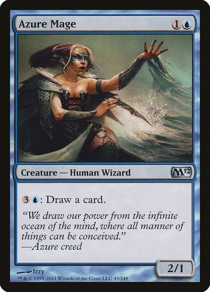 Image for Azure Mage (45) (Magic 2012 (M12)) - Magic: The Gathering