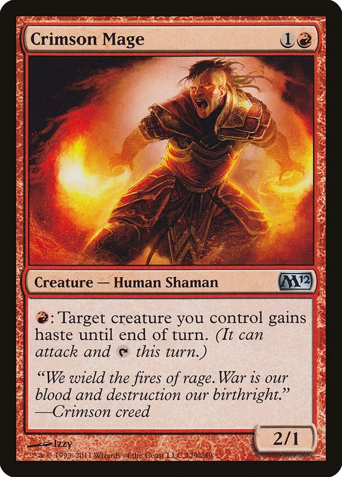 Crimson Mage (129) [M12] - MTG Single