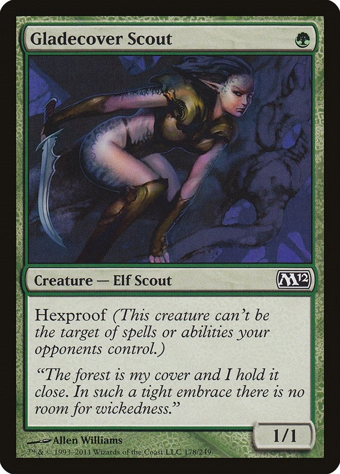 Gladecover Scout (178) [M12] - MTG Single