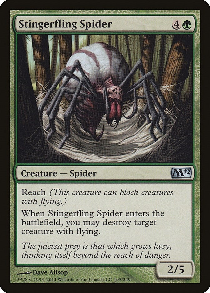 Stingerfling Spider (197) [M12] - MTG Single