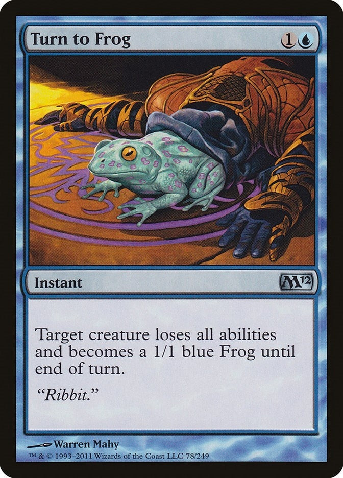 Turn to Frog (78) [M12] - MTG Single