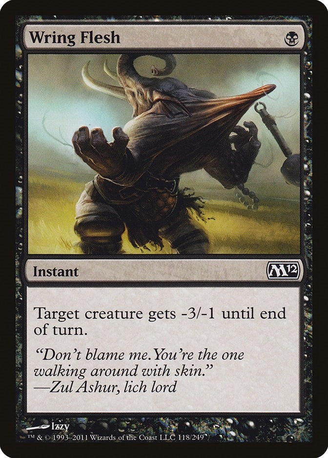 Wring Flesh (118) [M12] - MTG Single