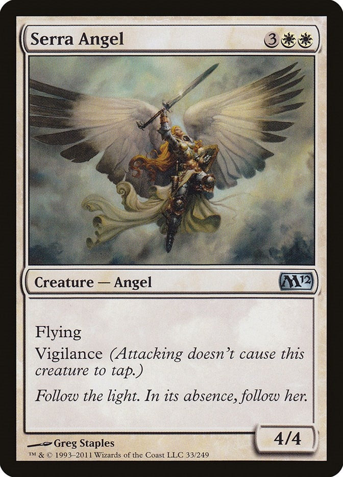 Serra Angel (33) [M12] - MTG Single