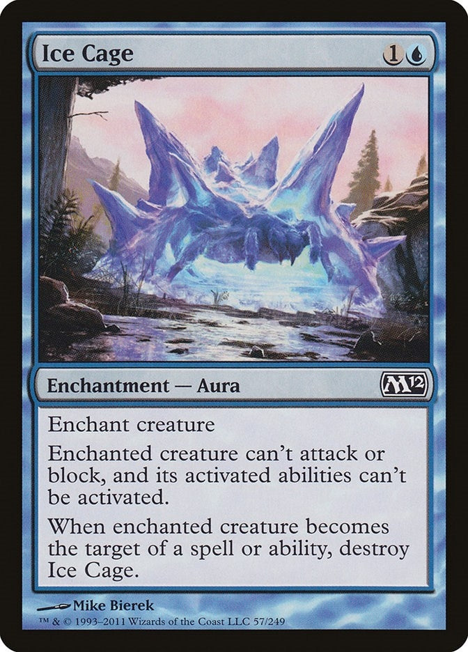 Ice Cage (57) [M12] - MTG Single