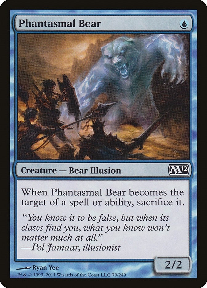 Phantasmal Bear (70) [M12] - MTG Single