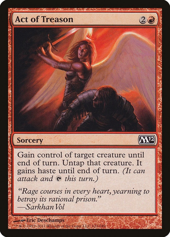 Act of Treason (121) [M12] - MTG Single
