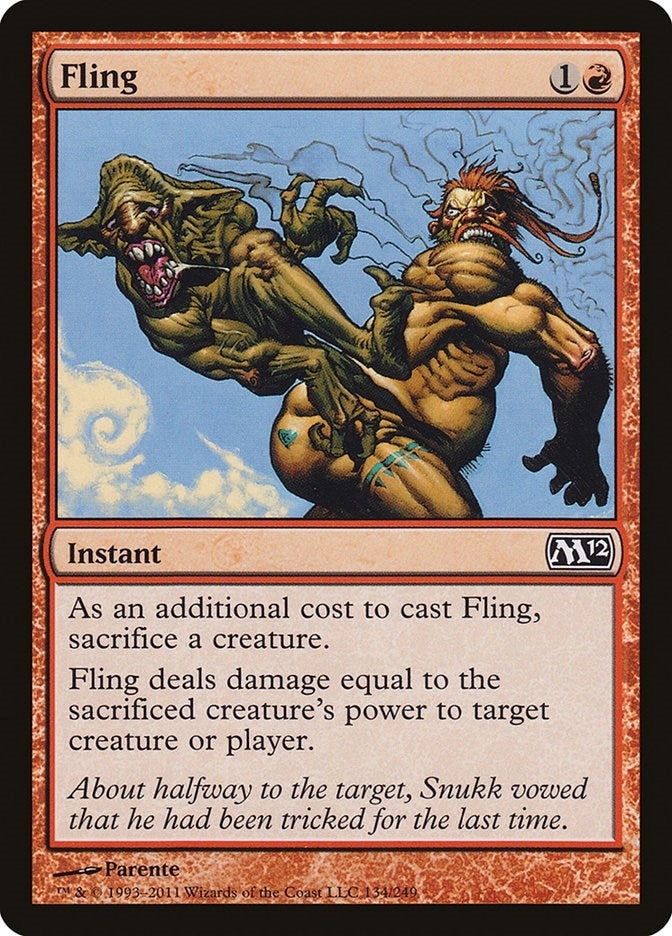 Fling (134) [M12] - MTG Single