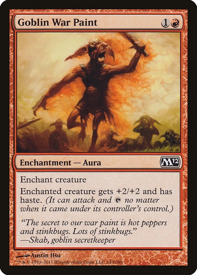 Goblin War Paint (143) [M12] - MTG Single
