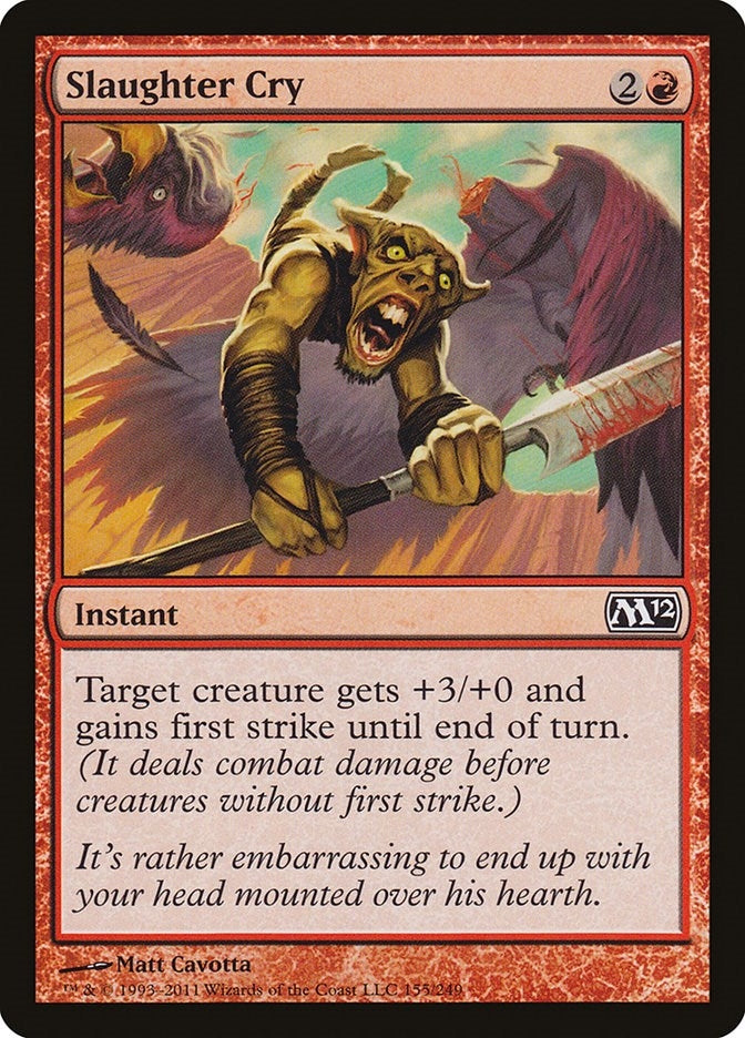 Slaughter Cry (155) [M12] - MTG Single