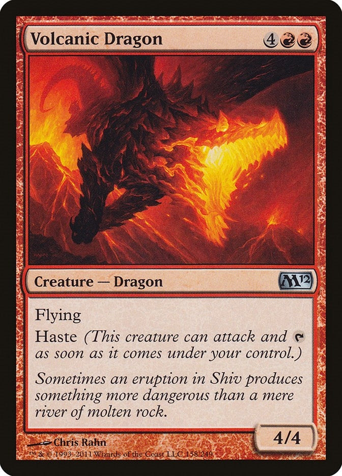 Volcanic Dragon (158) [M12] - MTG Single