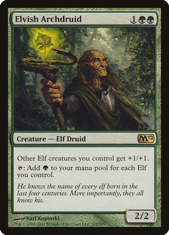 Elvish Archdruid (172) [M12] - MTG Single