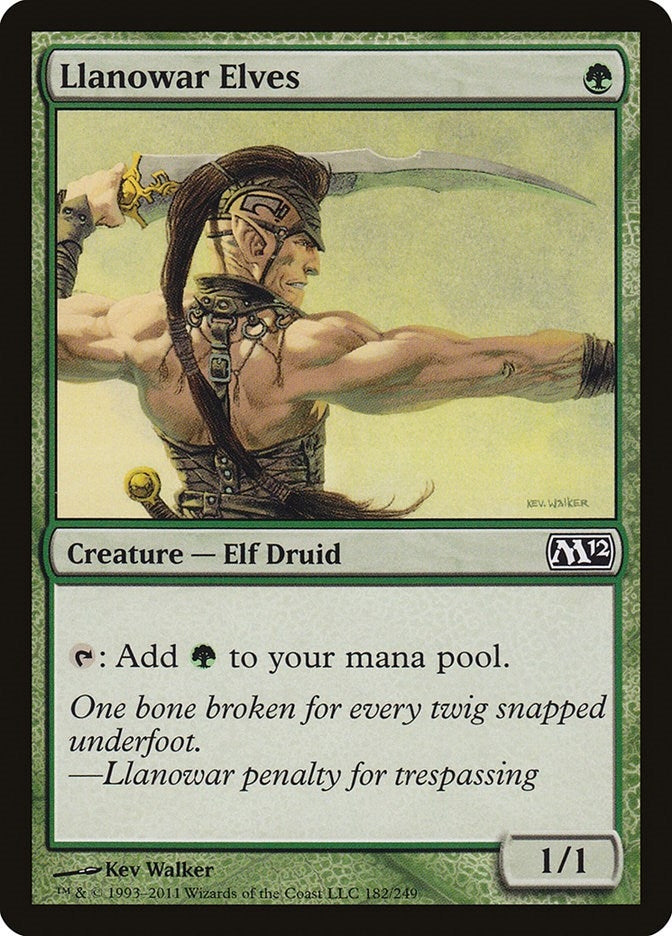 Llanowar Elves (182) [M12] - MTG Single