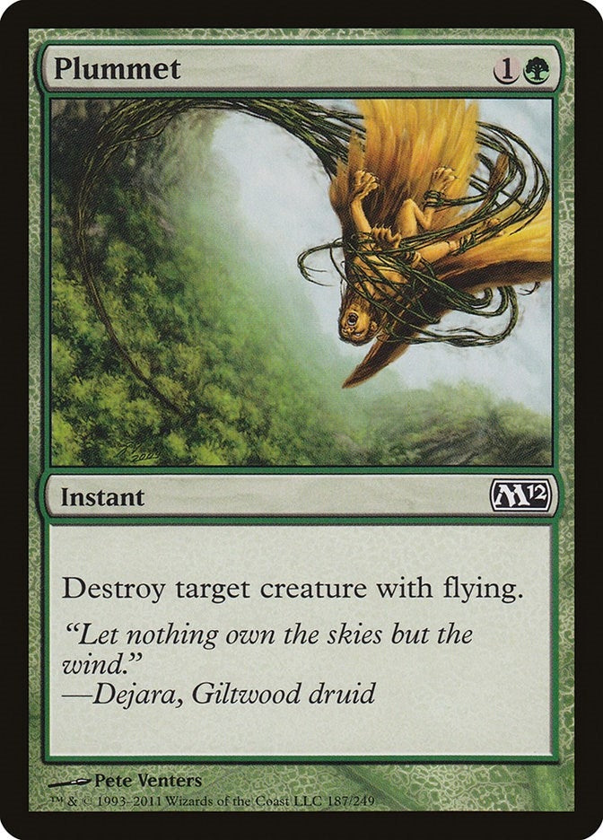 Plummet (187) [M12] - MTG Single
