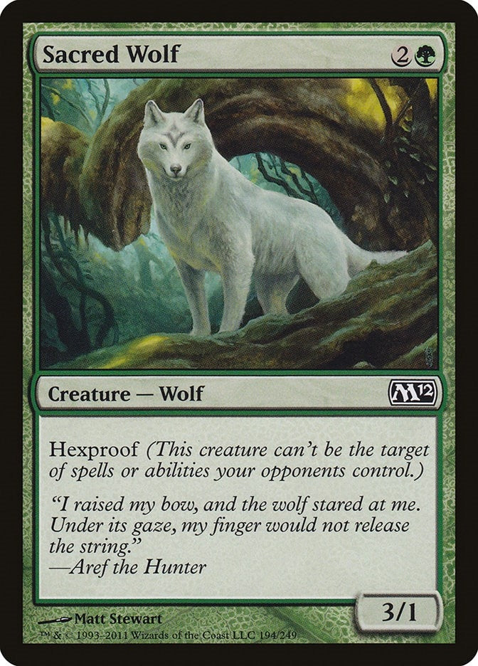 Sacred Wolf (194) [M12] - MTG Single