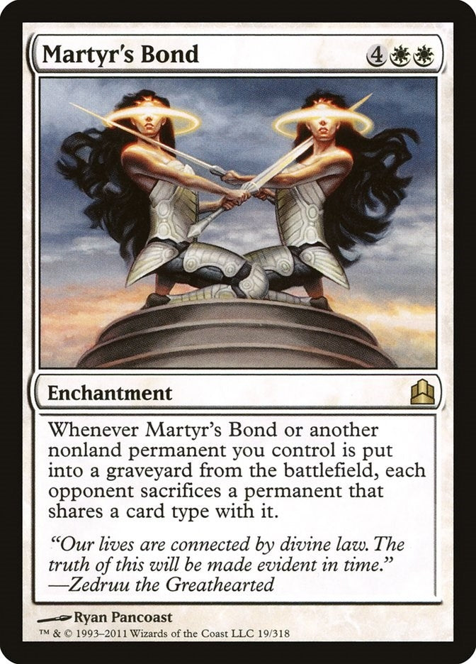 Martyr’s Bond (19) [CMD] - MTG Single