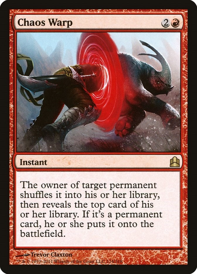 Chaos Warp (114) [CMD] - MTG Single