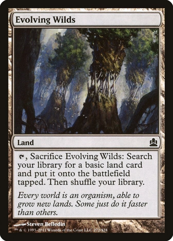 Evolving Wilds (272) [CMD] - MTG Single