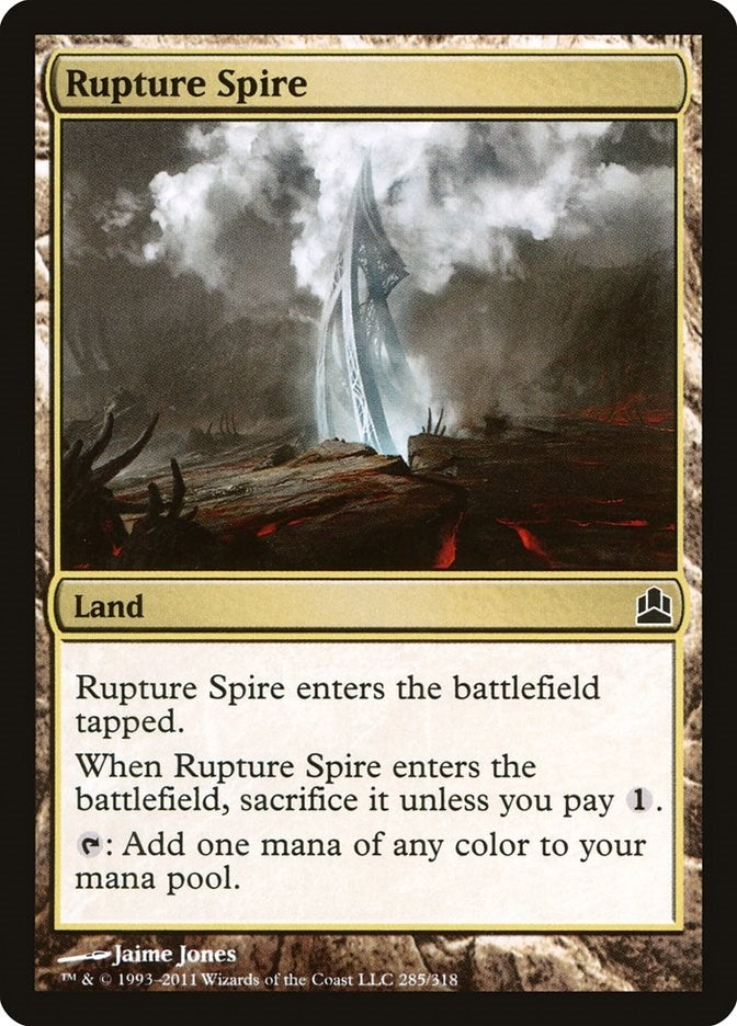 Rupture Spire (285) [CMD] - MTG Single