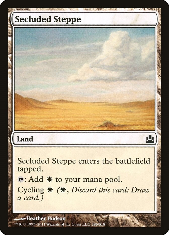 Secluded Steppe (286) [CMD] - MTG Single
