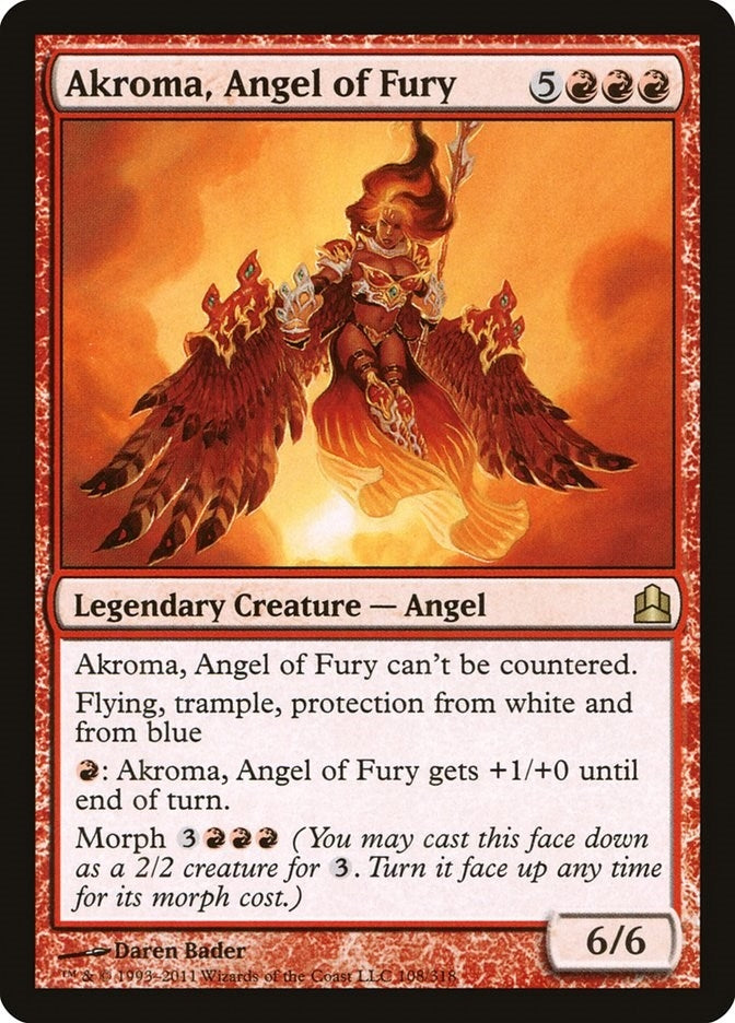 Akroma Angel of Fury (108) [CMD] - MTG Single