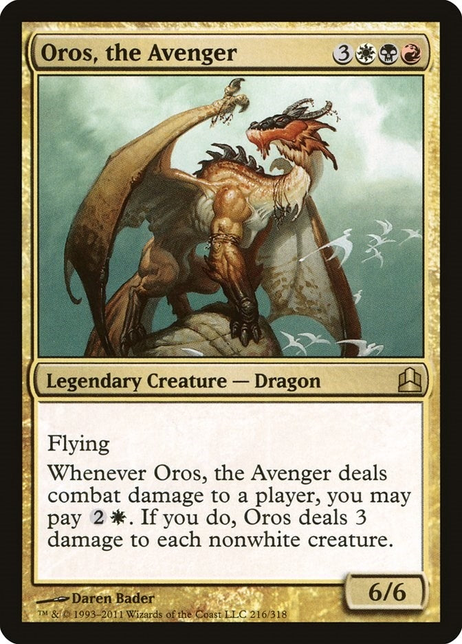 Oros the Avenger (216) [CMD] - MTG Single