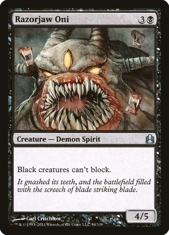 Razorjaw Oni (94) [CMD] - MTG Single